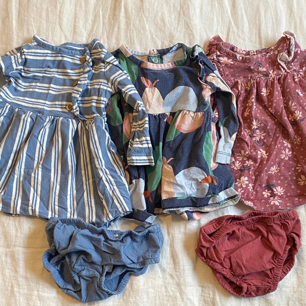 Carter's Baby Bodysuit with Blue, Green, Pink Trim